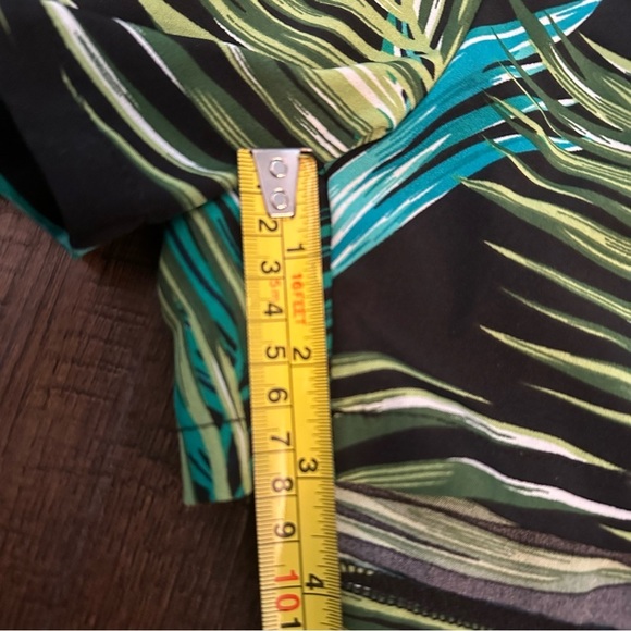 SHEIN Vibrant Palm Leaf Tropical Dressy Romper / Jumper  XL - Picture 7 of 7